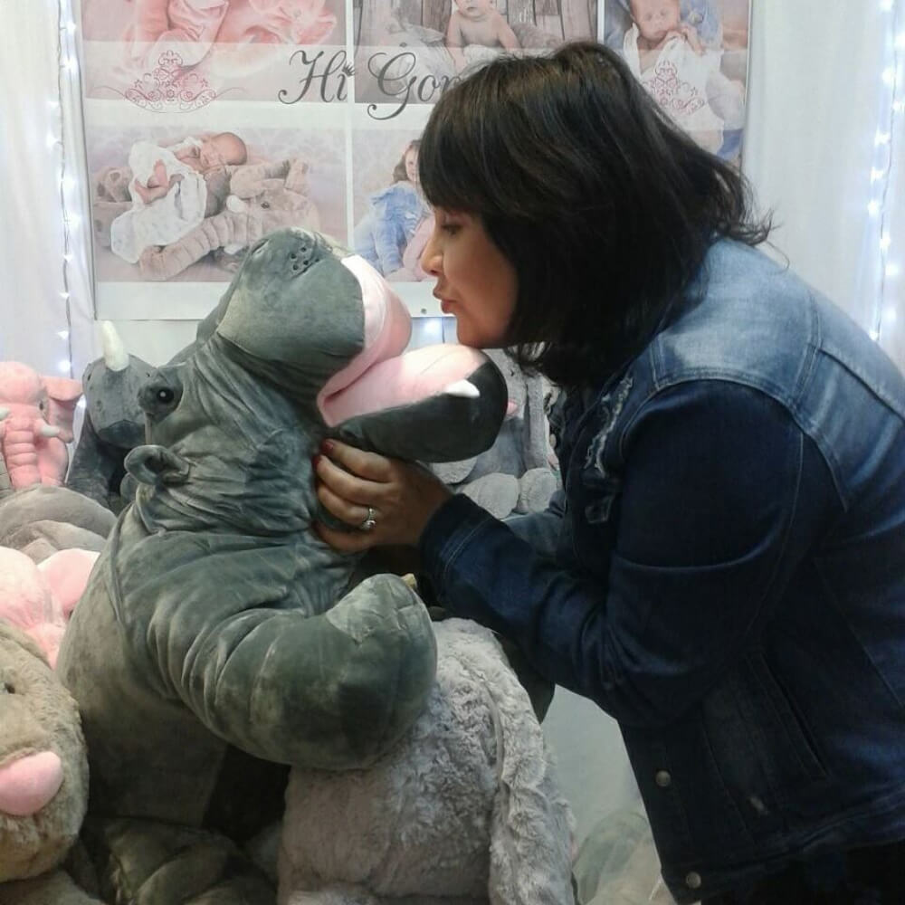 JENNY The Happy Hippo cushion - Image 4